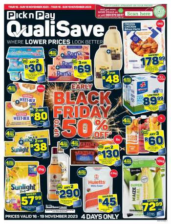 Pick n Pay QualiSave catalogue  - 16/11/2023 - 19/11/2023.