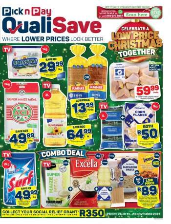 Pick n Pay QualiSave catalogue  - 13/11/2023 - 23/11/2023.