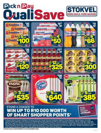 Pick n Pay QualiSave catalogue  - 13/11/2023 - 24/11/2023.