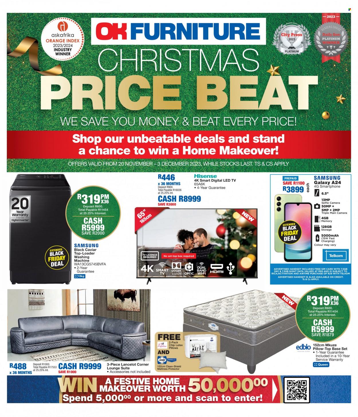 OK Furniture specials - 20/11/2023 - 03/12/2023. Page 1