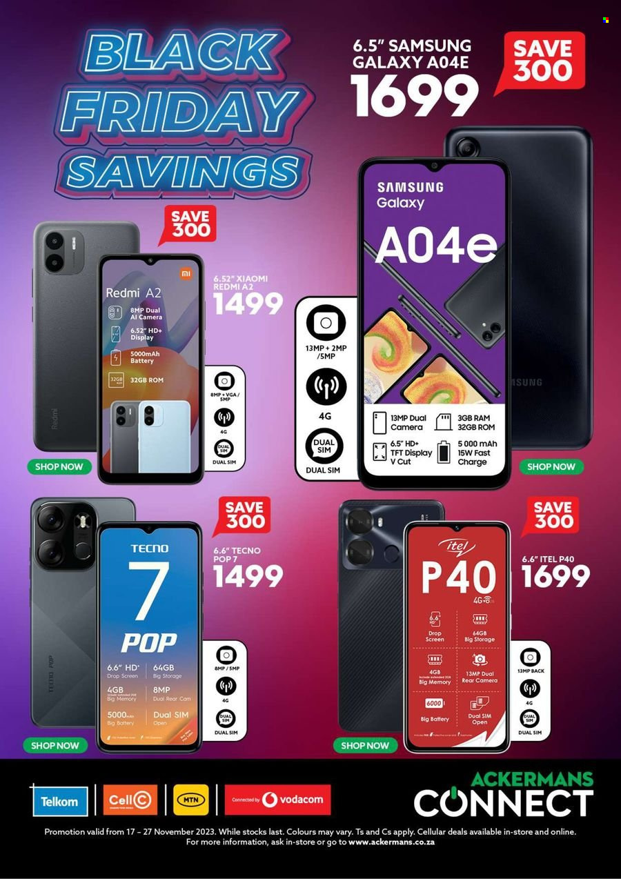 Ackermans specials - 17/11/2023 - 27/11/2023. Page 1