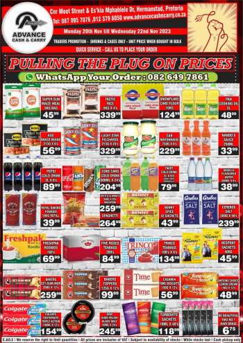 Advance Cash & Carry catalogue  - 20/11/2023 - 22/11/2023.