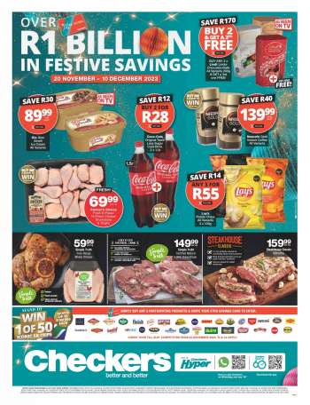 Checkers catalogue  - 20/11/2023 - 10/12/2023.