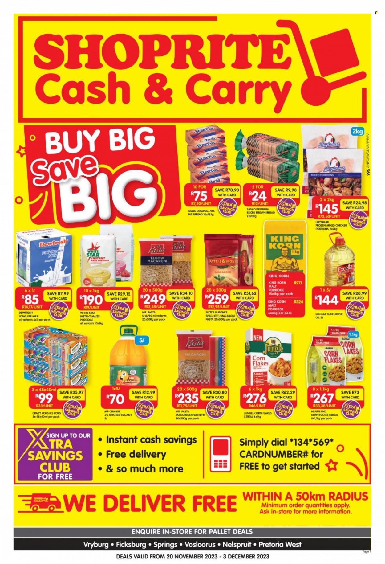 Shoprite specials - 20/11/2023 - 03/12/2023. Page 1