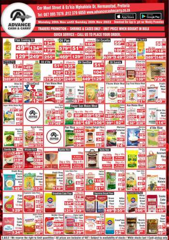 Advance Cash & Carry catalogue  - 20/11/2023 - 26/11/2023.