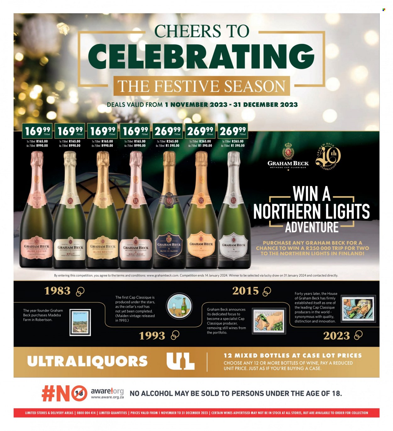 Ultra Liquors specials - 01/11/2023 - 31/12/2023. Page 1