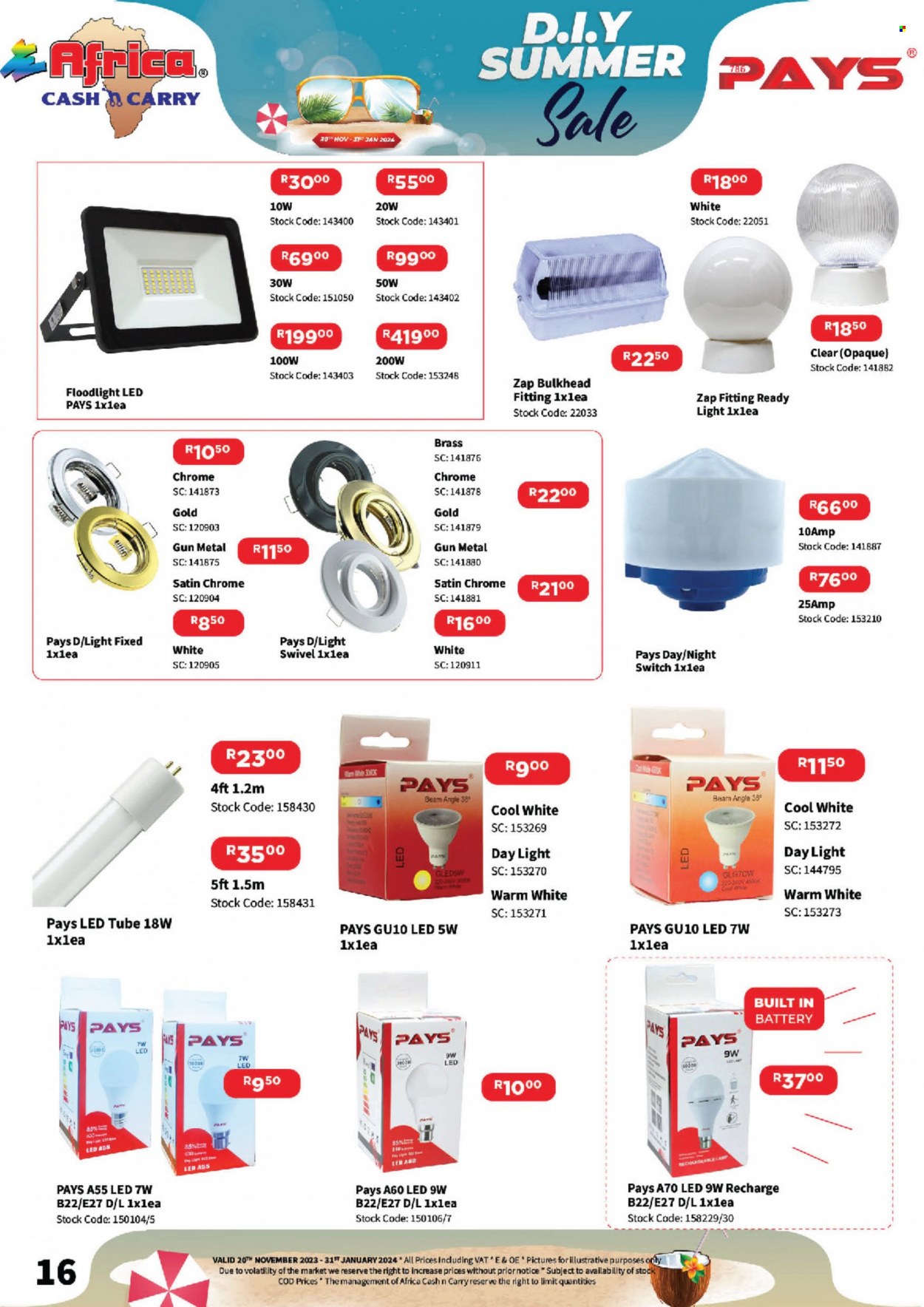 Africa Cash & Carry specials - 20/11/2023 - 31/01/2024. Page 16