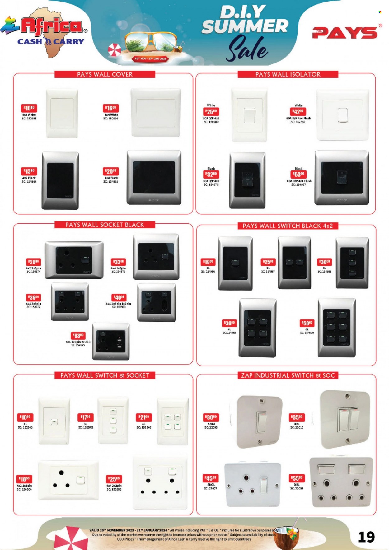 Africa Cash & Carry specials - 20/11/2023 - 31/01/2024. Page 19