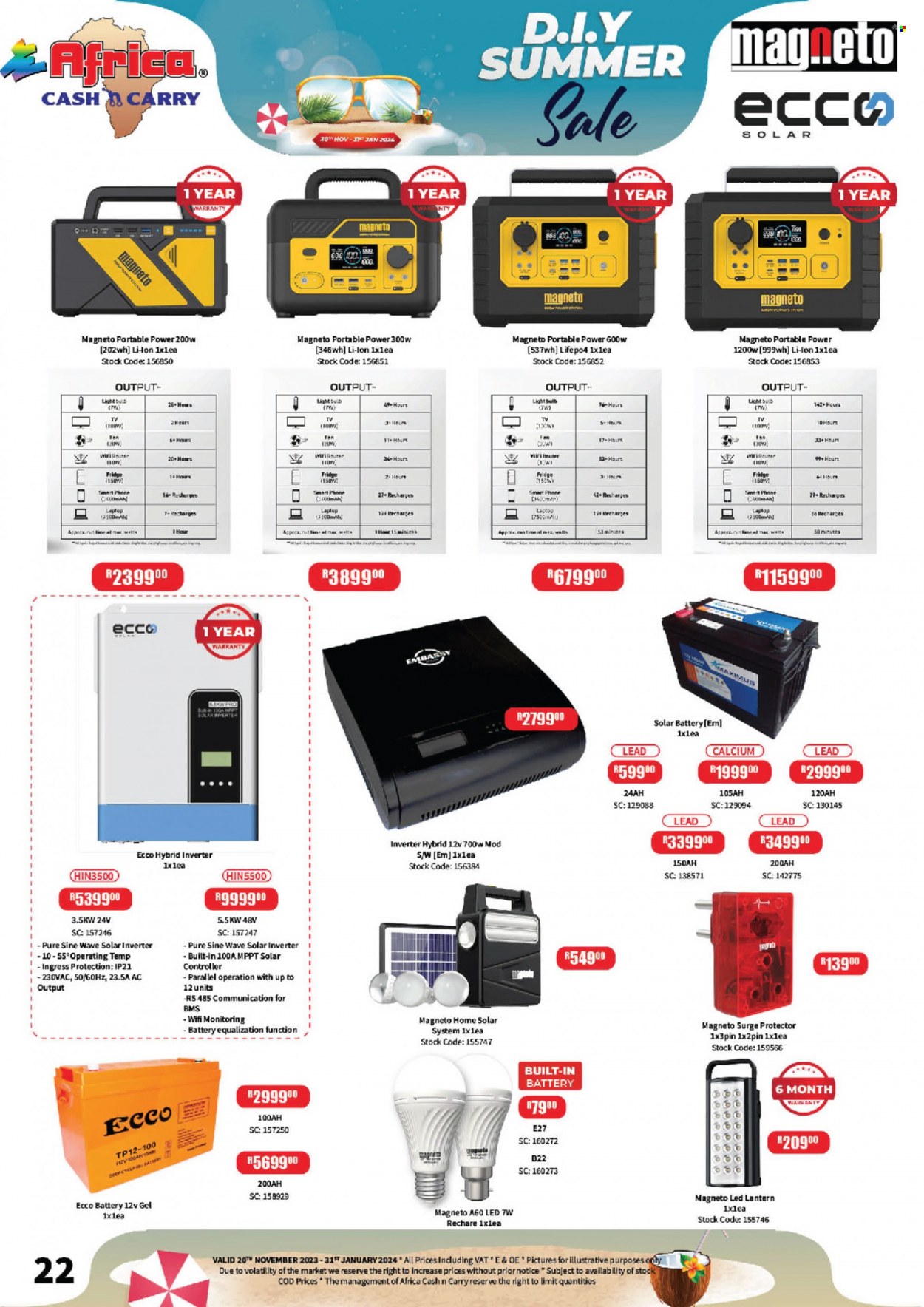 Africa Cash & Carry specials - 20/11/2023 - 31/01/2024. Page 22