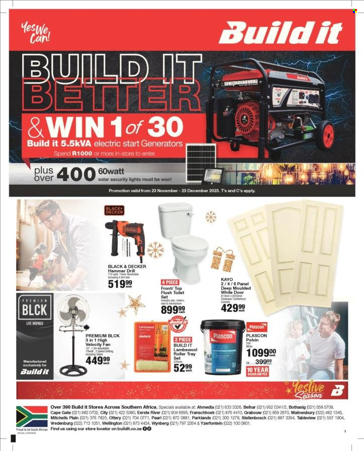 Build It specials - 23/11/2023 - 23/12/2023. Page 1