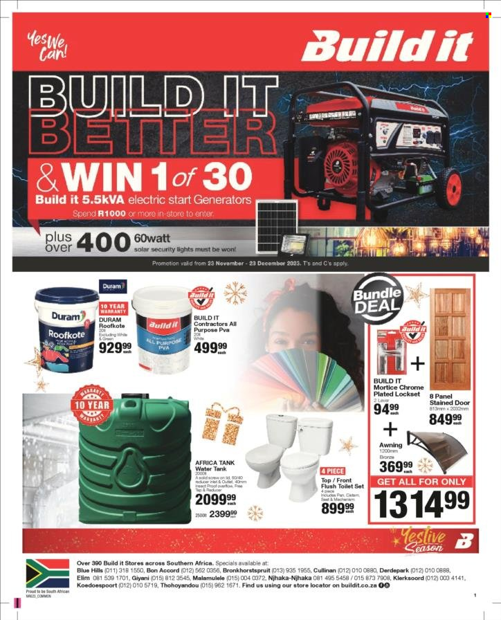 Build It specials - 23/11/2023 - 23/12/2023. Page 1
