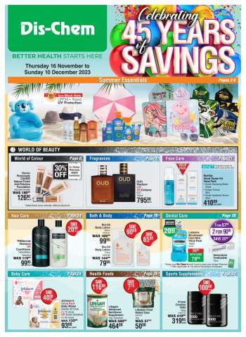 Dis-Chem catalogue  - 16/11/2023 - 10/12/2023.