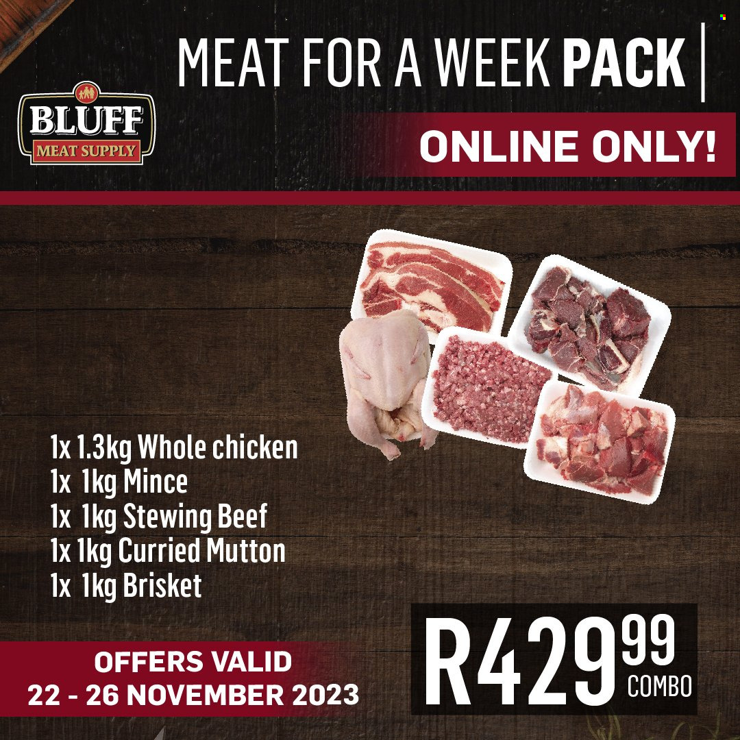 Bluff Meat Supply specials - 22/11/2023 - 26/11/2023. Page 7