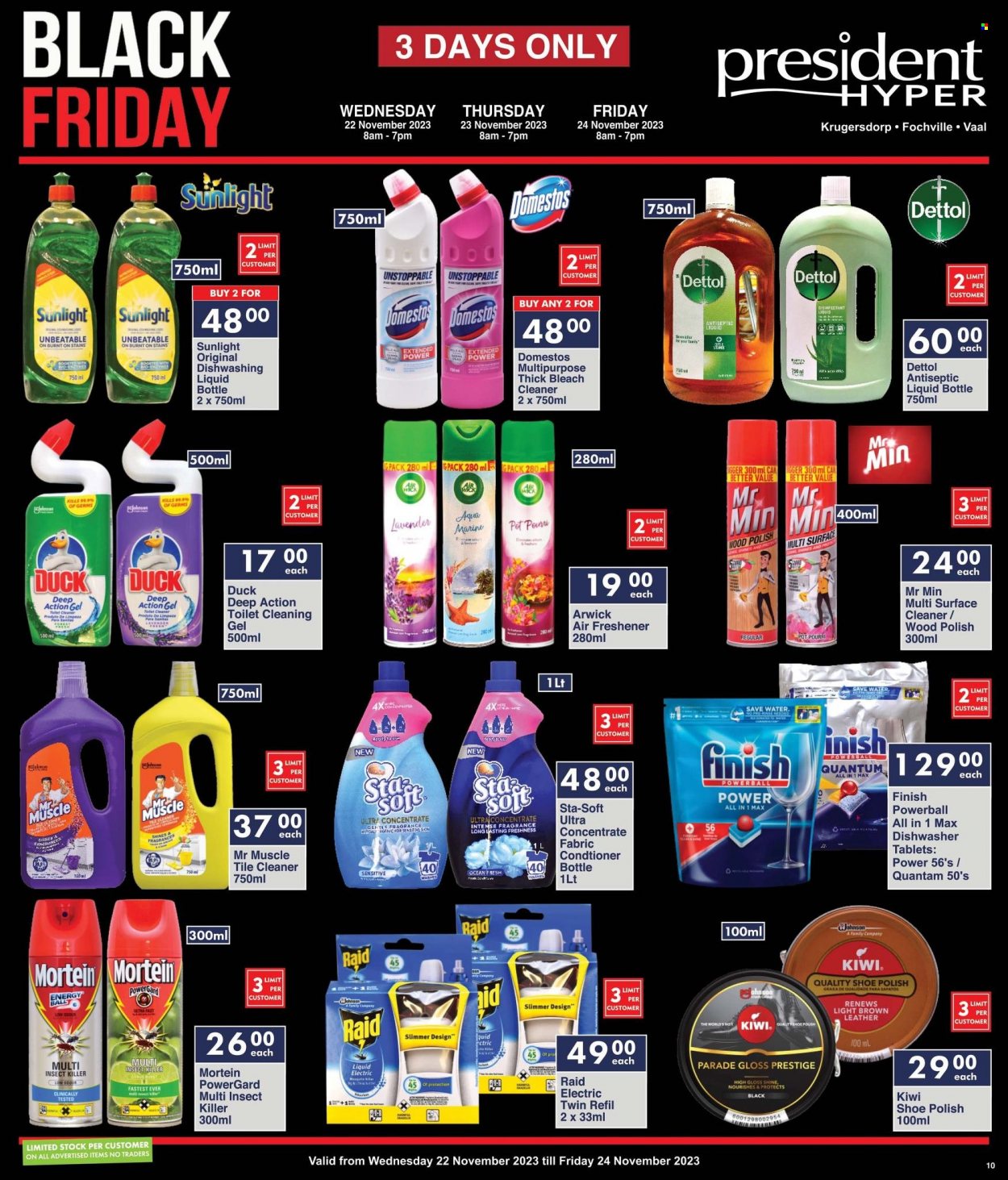 President Hyper specials - 22/11/2023 - 24/11/2023. Page 10