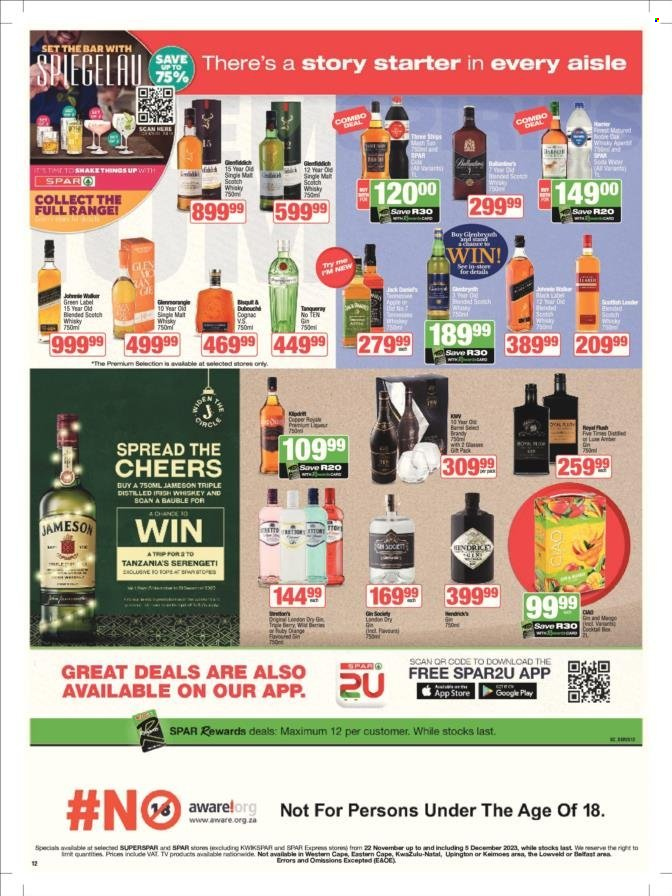 SPAR specials - 22/11/2023 - 05/12/2023. Page 12
