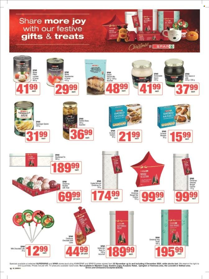 SPAR specials - 22/11/2023 - 05/12/2023. Page 16