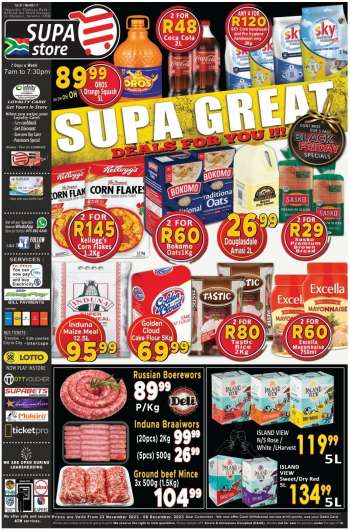 Supa Store catalogue  - 22/11/2023 - 08/12/2023.