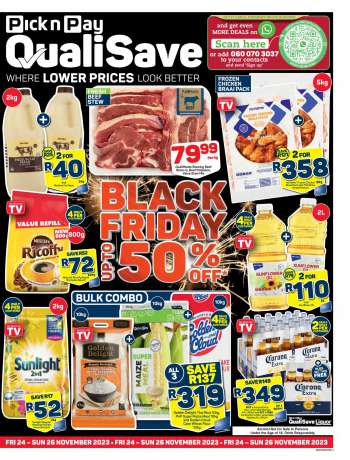 Pick n Pay QualiSave catalogue  - 24/11/2023 - 26/11/2023.