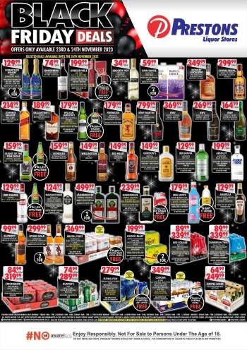 Prestons Liquor Stores catalogue  - 23/11/2023 - 24/11/2023.