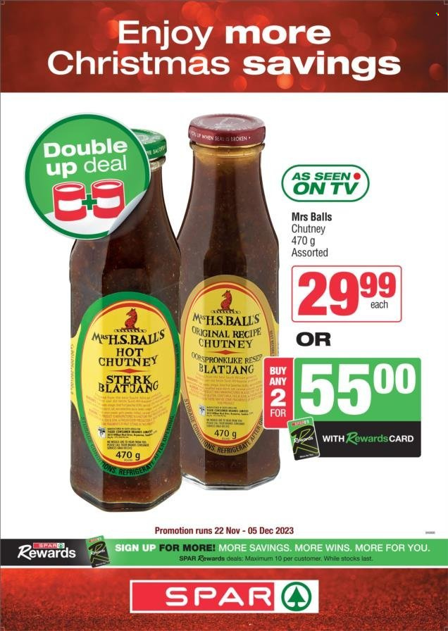 SPAR specials - 22/11/2023 - 05/12/2023. Page 2