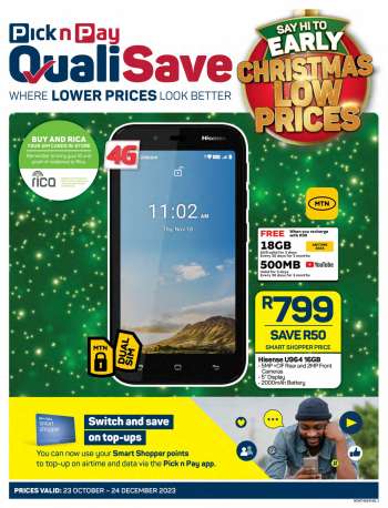 Pick n Pay QualiSave catalogue  - 23/10/2023 - 24/12/2023.