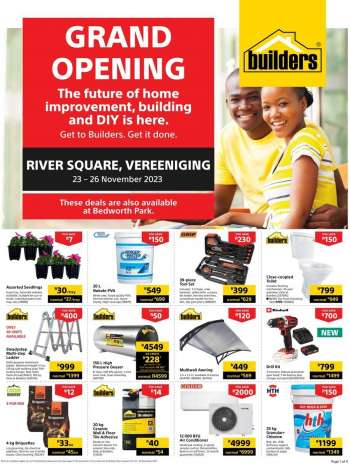 Builders catalogue  - 23/11/2023 - 26/11/2023.
