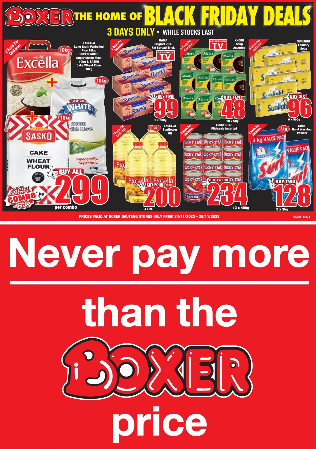 Boxer specials - 24/11/2023 - 26/11/2023. Page 1