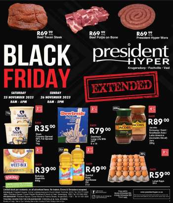 President Hyper catalogue  - 25/11/2023 - 26/11/2023.
