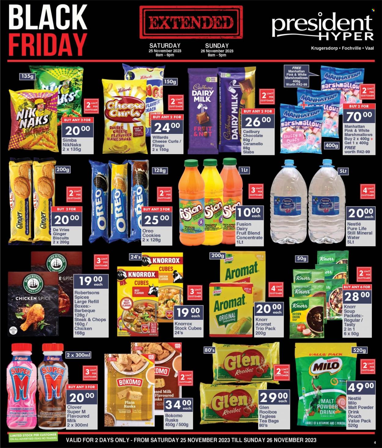 President Hyper specials - 25/11/2023 - 26/11/2023. Page 4