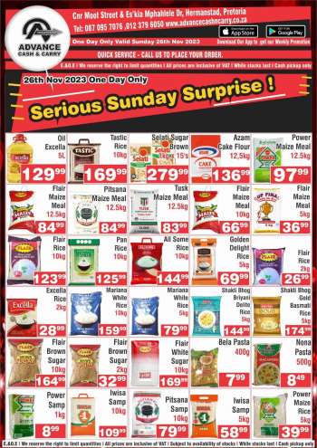 Advance Cash & Carry catalogue  - 26/11/2023 - 26/11/2023.