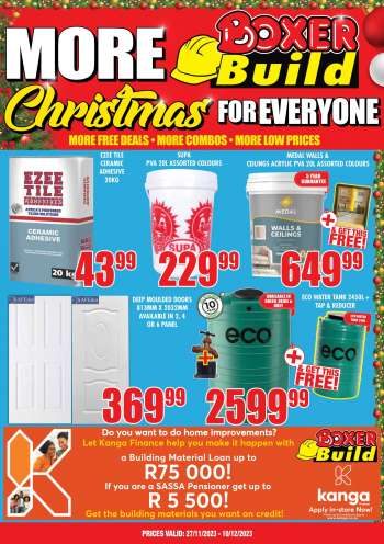 Boxer catalogue  - 27/11/2023 - 10/12/2023.