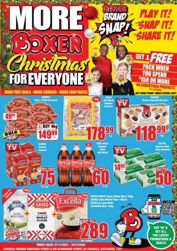 Boxer catalogue  - 27/11/2023 - 10/12/2023.