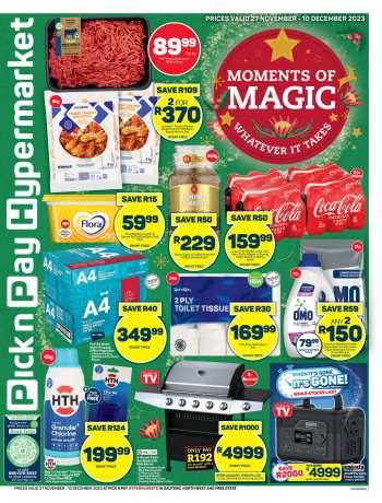 Pick n Pay Hypermarket catalogue  - 27/11/2023 - 10/12/2023.