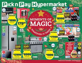 Pick n Pay Hypermarket catalogue  - 27/11/2023 - 26/12/2023.