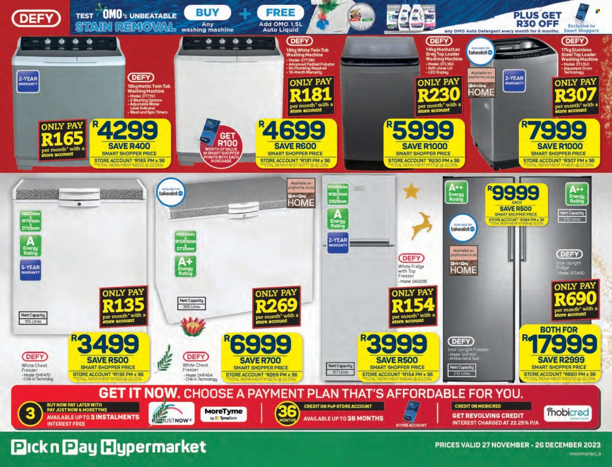 Pick n Pay Hypermarket specials - 27/11/2023 - 26/12/2023. Page 9