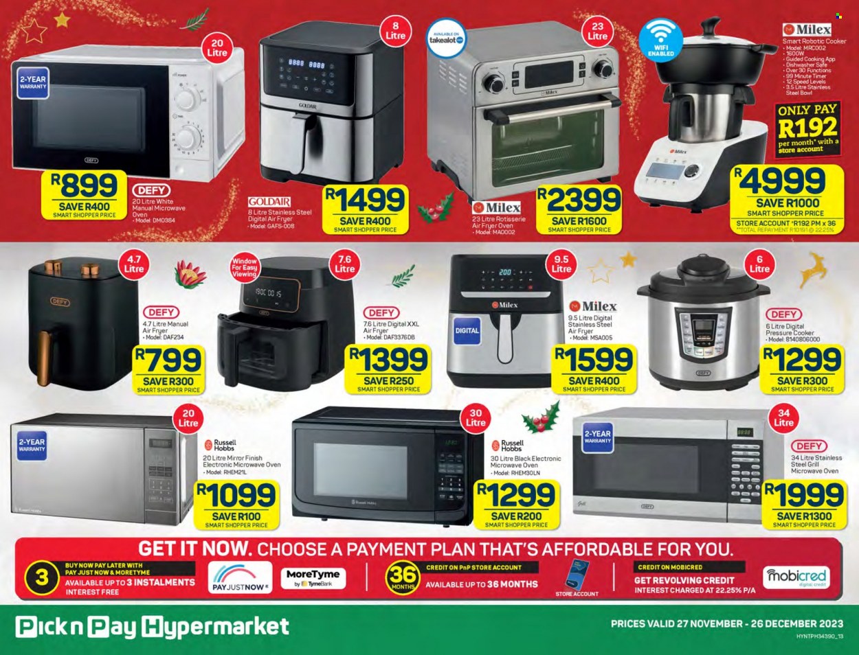 Pick n Pay Hypermarket specials - 27/11/2023 - 26/12/2023. Page 13