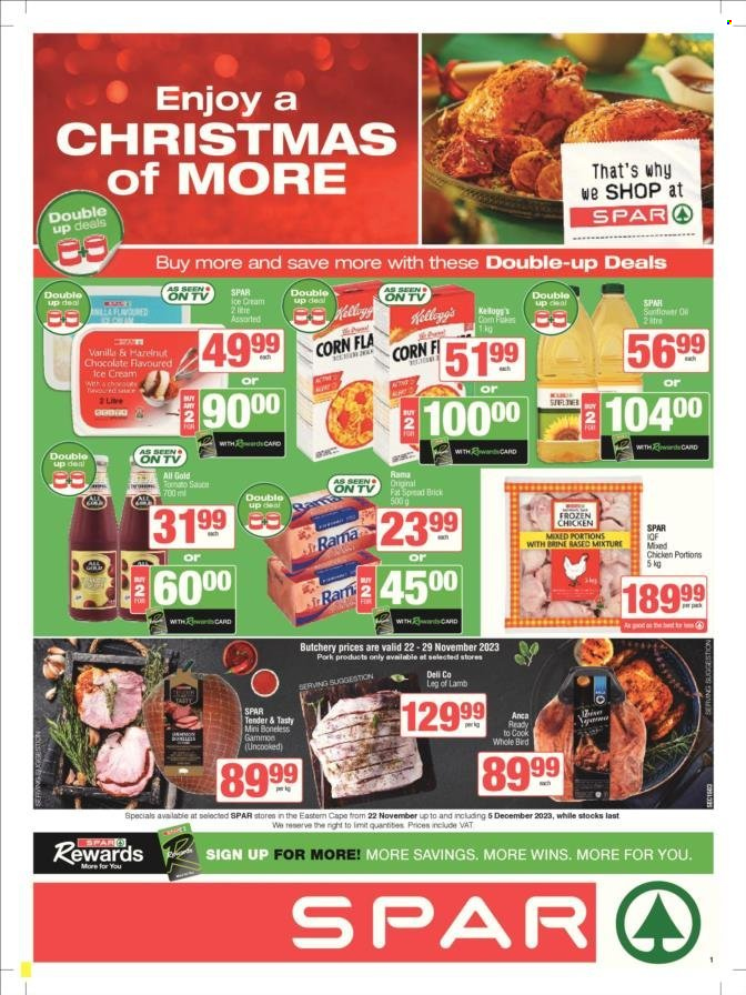 SPAR specials - 22/11/2023 - 05/12/2023. Page 1