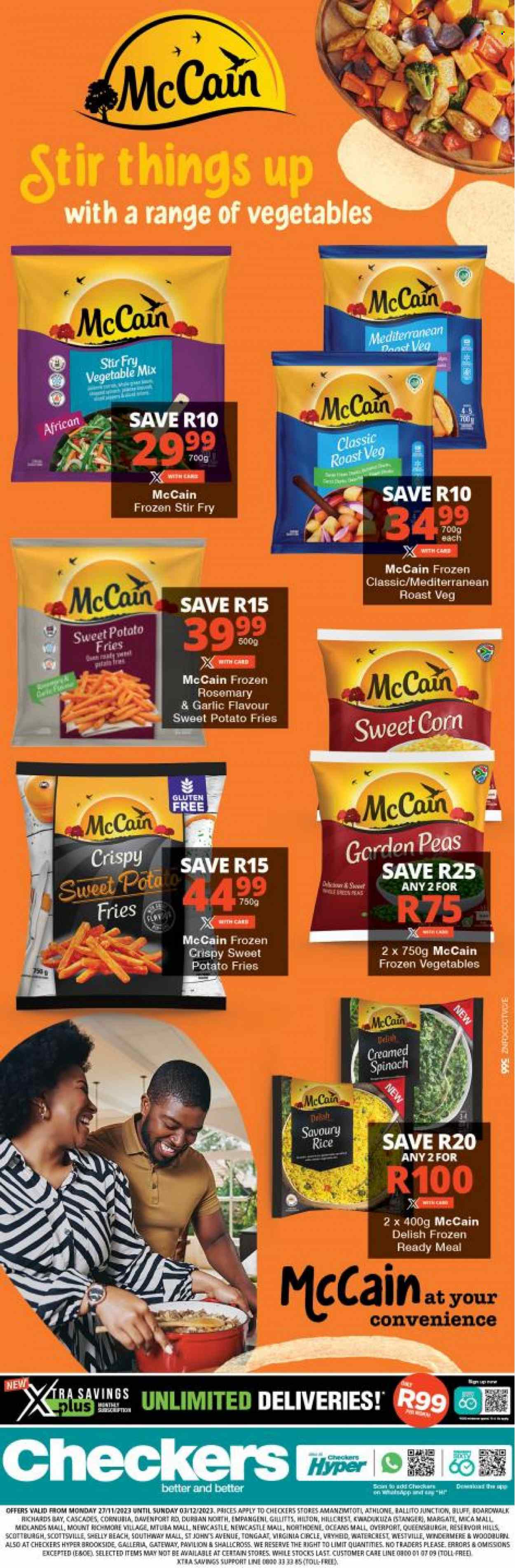 Checkers specials - 27/11/2023 - 03/12/2023. Page 1