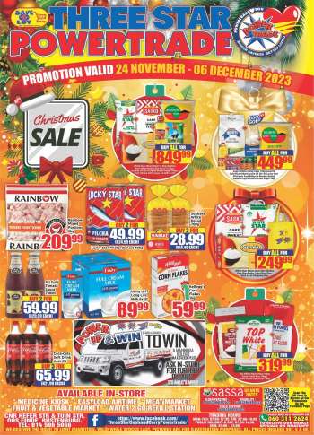 Three Star Cash and Carry catalogue  - 24/11/2023 - 06/12/2023.