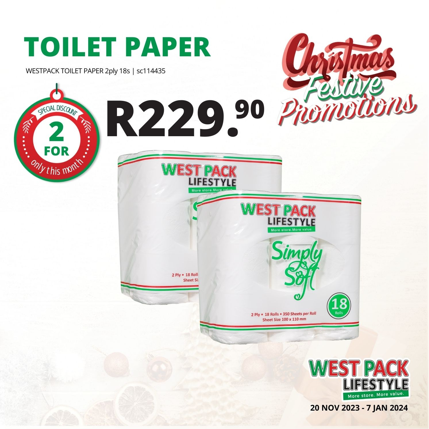 West Pack Lifestyle specials - 20/11/2023 - 07/01/2024. Page 7