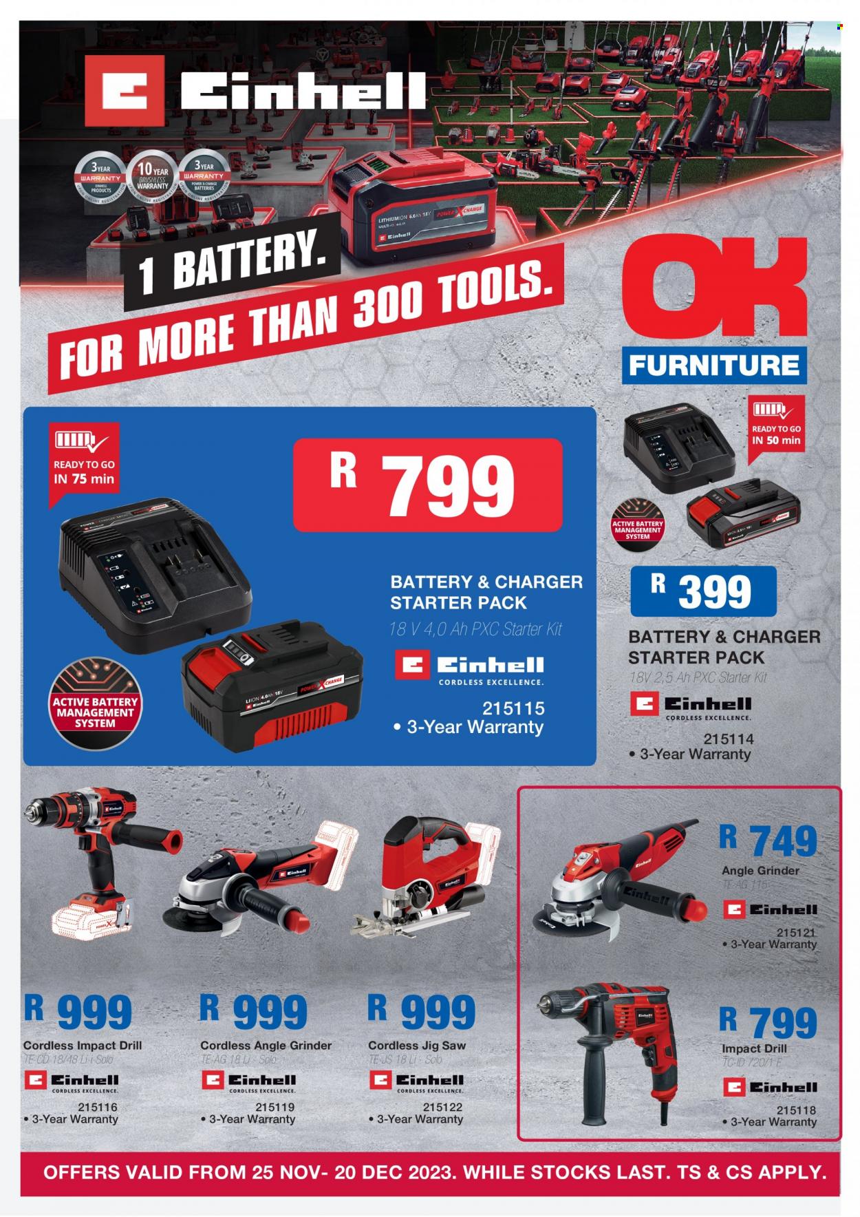 OK Furniture specials - 25/11/2023 - 20/12/2023. Page 1