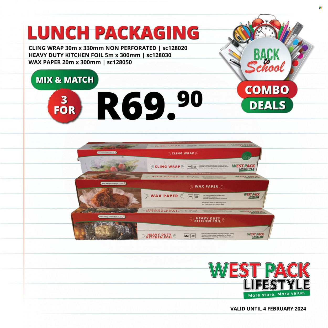 West Pack Lifestyle specials - 28/11/2023 - 04/02/2024. Page 13