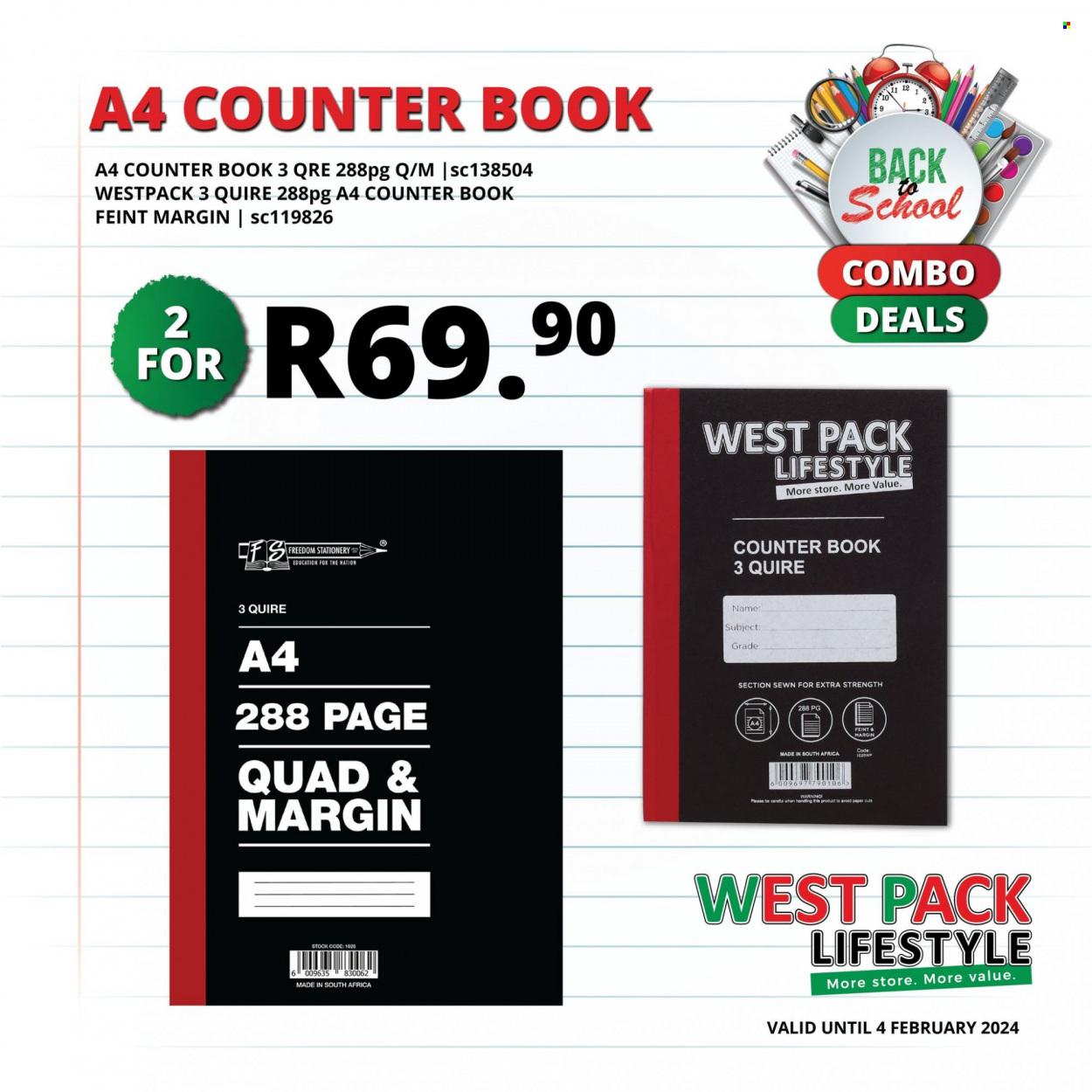 West Pack Lifestyle specials - 28/11/2023 - 04/02/2024. Page 20
