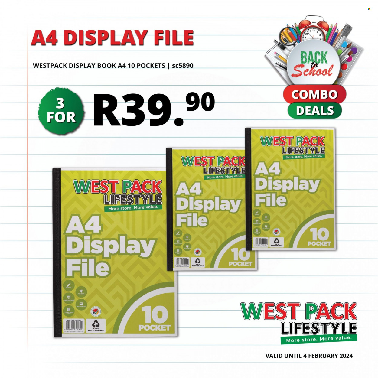 West Pack Lifestyle specials - 28/11/2023 - 04/02/2024. Page 26