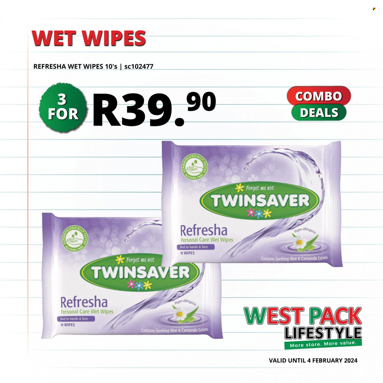 West Pack Lifestyle specials - 28/11/2023 - 04/02/2024. Page 28