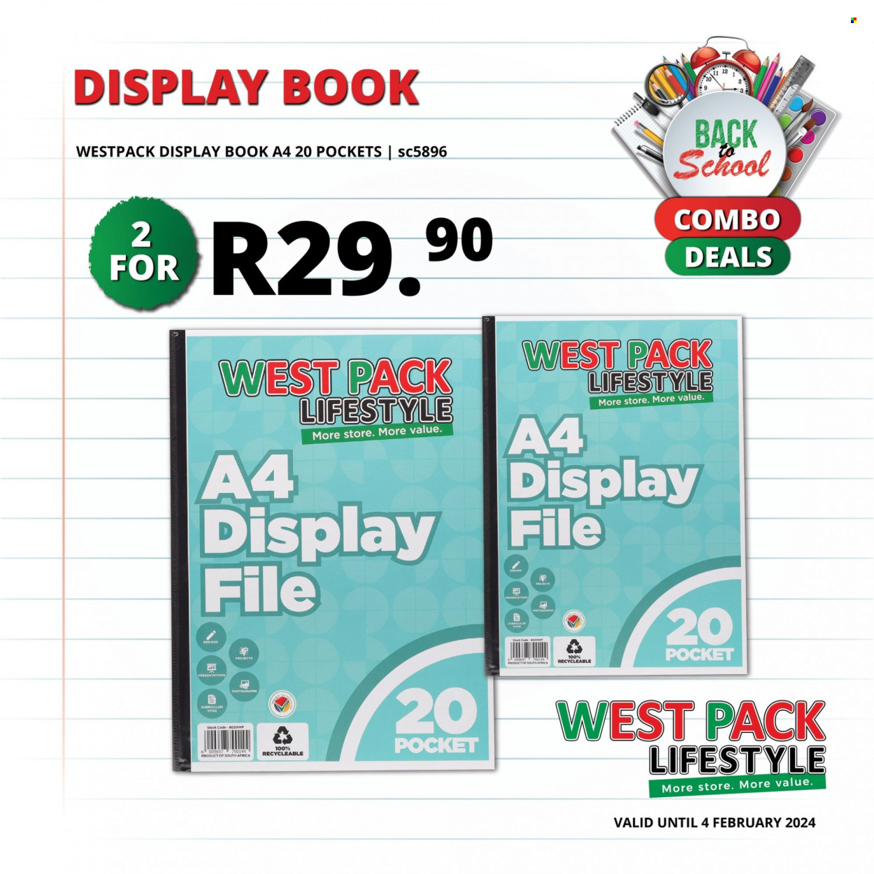 West Pack Lifestyle specials - 28/11/2023 - 04/02/2024. Page 30