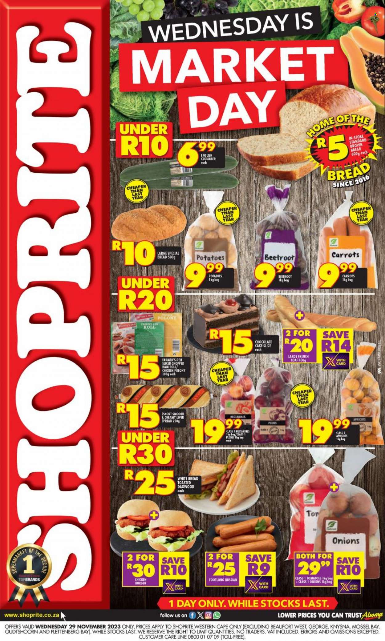 Shoprite specials - 29/11/2023 - 29/11/2023. Page 1