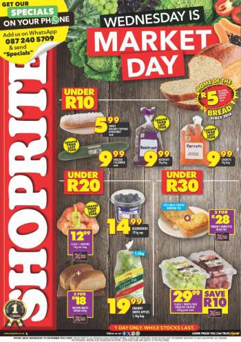 Shoprite catalogue  - 29/11/2023 - 29/11/2023.
