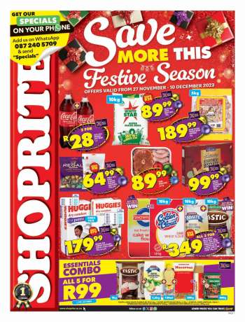 Shoprite catalogue  - 27/11/2023 - 10/12/2023.