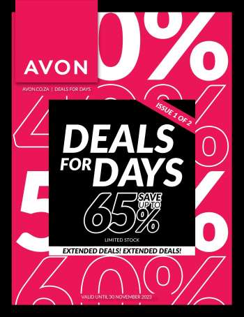 Avon catalogue  - 29/11/2023 - 30/11/2023.
